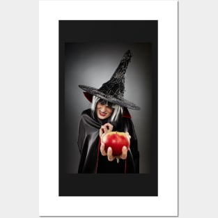 Witch offering a poisoned apple Posters and Art